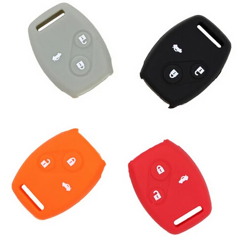 Новый силиконовый чехол для HONDA Remote Key Case 003 2008 2009 Accord Honda Cr V Civic|key jacket|honda remote coverkey
