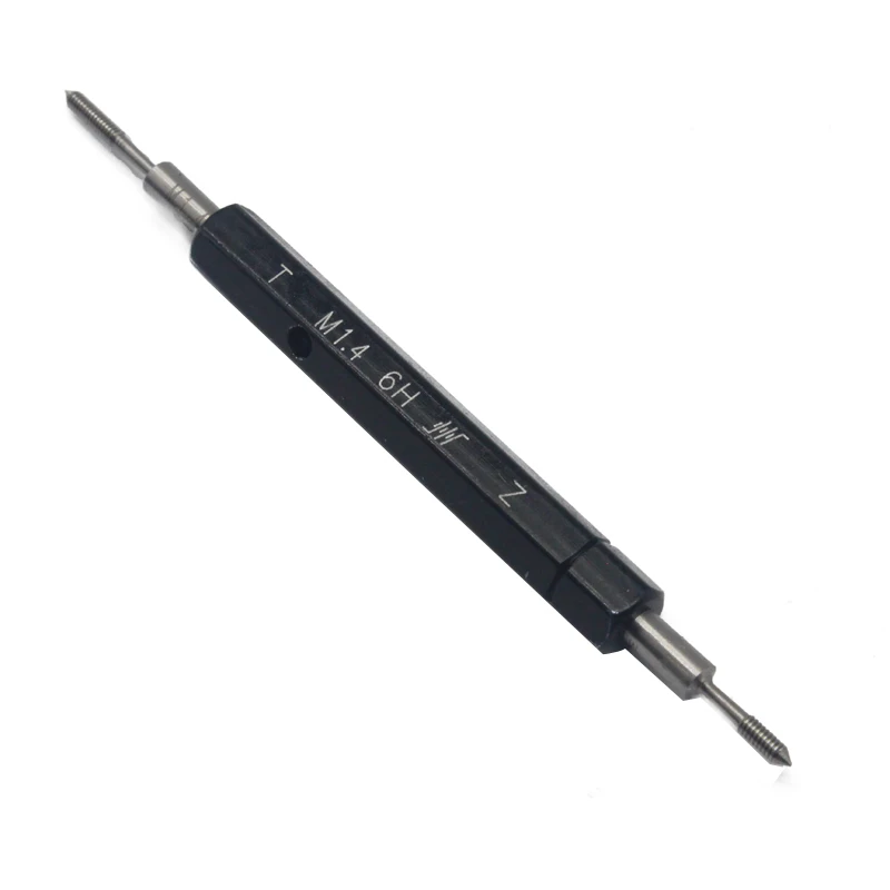 

1PC Thread plug gauge M1.4 6H Accuracy Bearing Steel Plug Gauge Internal Thread Measurement Tool