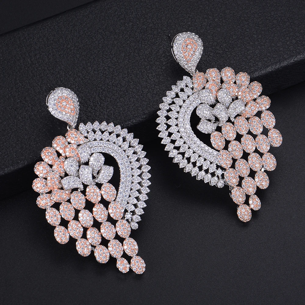 Missvikki Роскошные Блестящие модные благородные великолепные висячие серьги