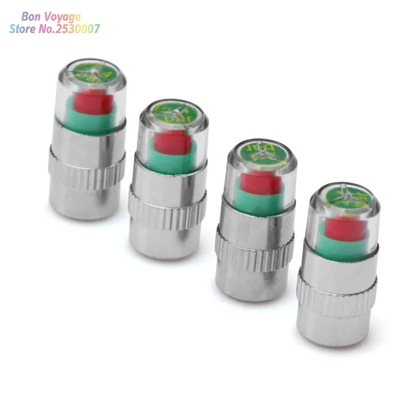 Автомобильная Беспроводная колпачок давления в шинах 2 4 бар визуальная крышка