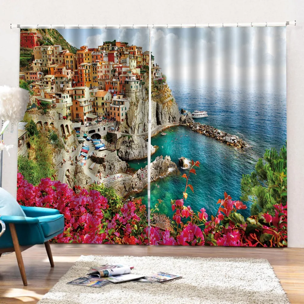 Европейские 3d-занавески с изображением ангела занавески для гостиной спальни