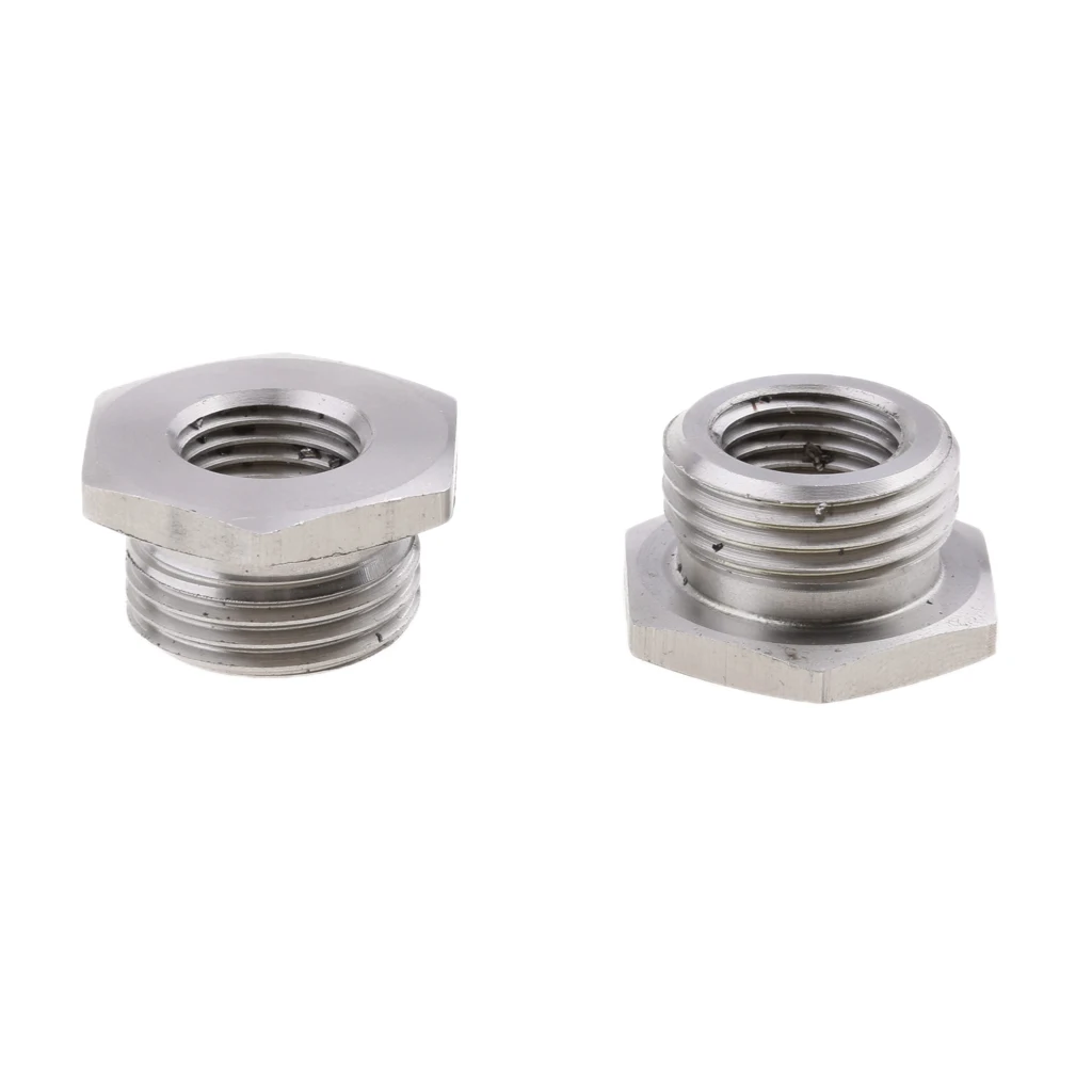 

Stainless Steel Reduce O2 Sensor Port Bungs Plug Adapter Fittings 18mm to 12mm for Harley