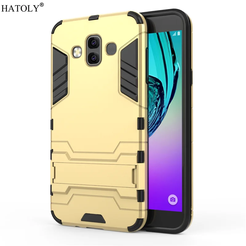 Чехол HATOLY для Samsung Galaxy J7 DUO TPU + пластиковый двухслойный защитный чехол