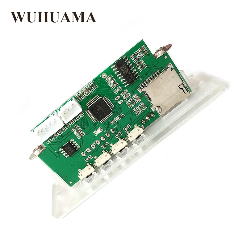 Синяя светодиодная подсветильник ка MP3 WMA декодер плата аудио модуль TF U диск GMT + 8