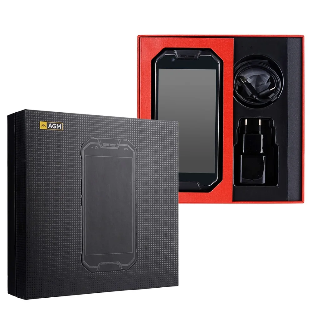 AGM X2 6 ГБ + 64 GB смартфон отпечатков пальцев ID 12.0MP 16.0MP 6000 mAh IP68 Водонепроницаемый 5