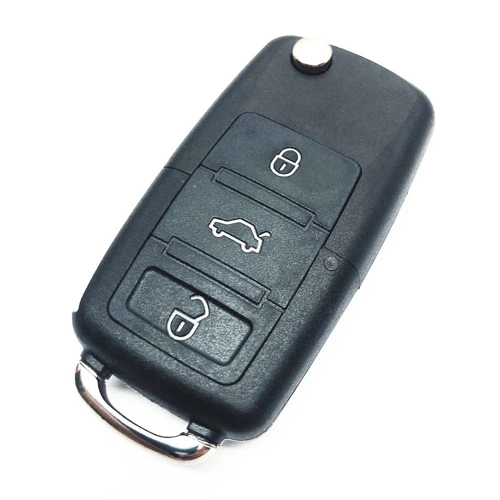 

Replacement 2 3 Button Folding Car Remote Flip Key Shell Case Fob For VW Passat Polo Golf Touran Bora Ibiza Leon Octavia Fabia