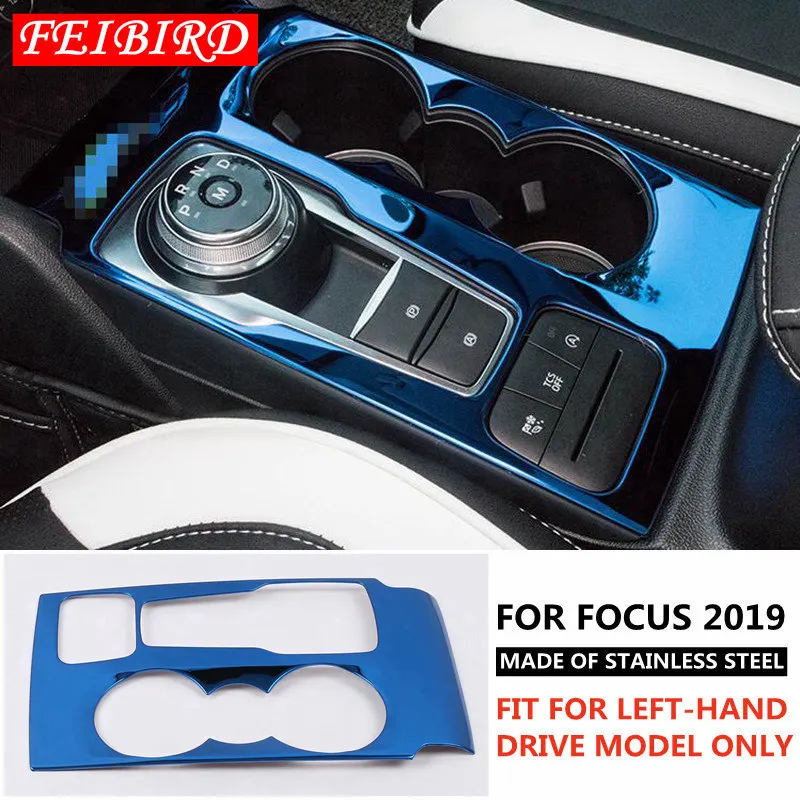 PART NO.3 Синий титановый стиль молдинги для Ford Focus подлокотник на внутреннюю сторону двери Кнопка Подъема Окна крышка отделка - Название цвета: PART NO.3