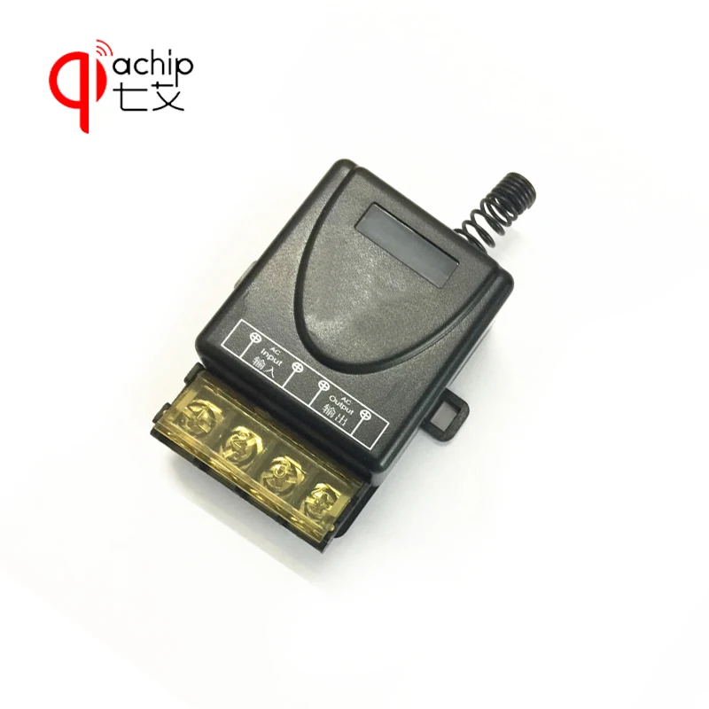 433 МГц Универсальный Беспроводной RF пульт дистанционного управления AC 220 В 1CH 30A