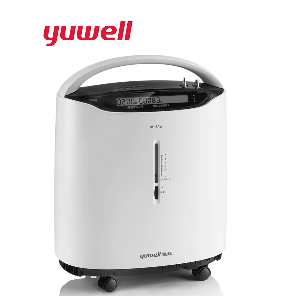 Портативный кислородный концентратор YUWELL 8F-5AW медицинская кислородная машина