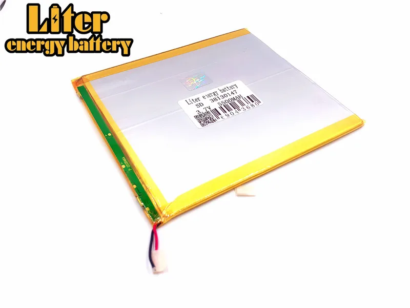 3 7 v 5500mah литий полимерная батарея 38130147 40130150 новые батареи большой емкости|lithium