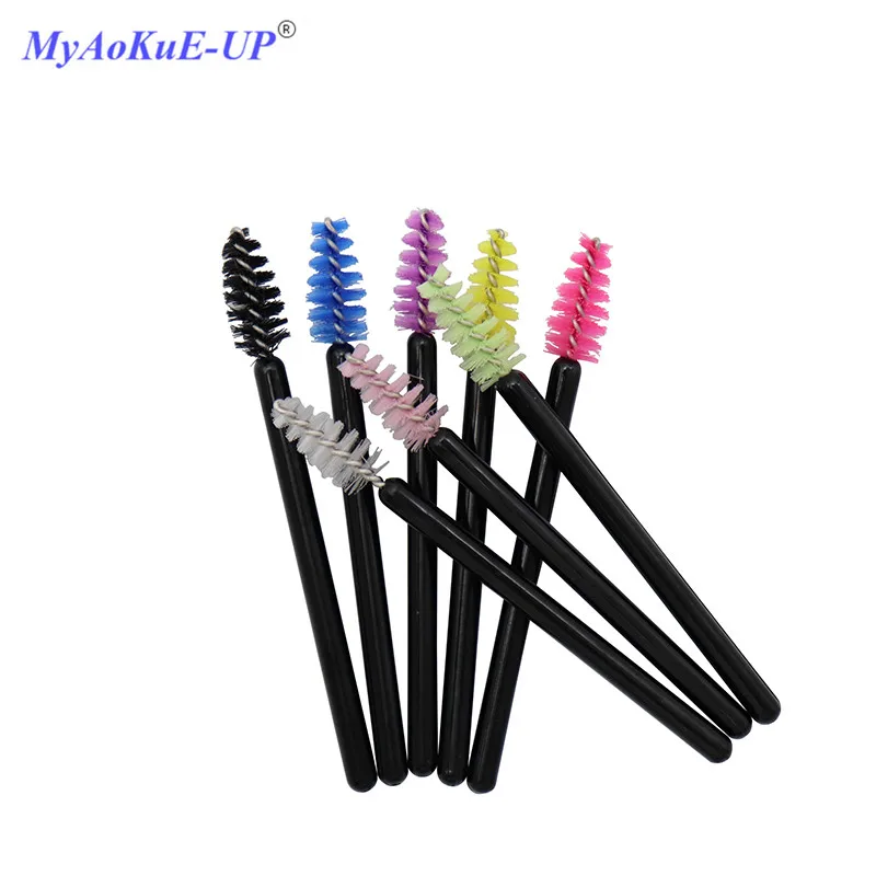 1000 pcs Mini Disposable Mascara Wands Applicator Eyelash Brushes Extension Makeup | Красота и здоровье