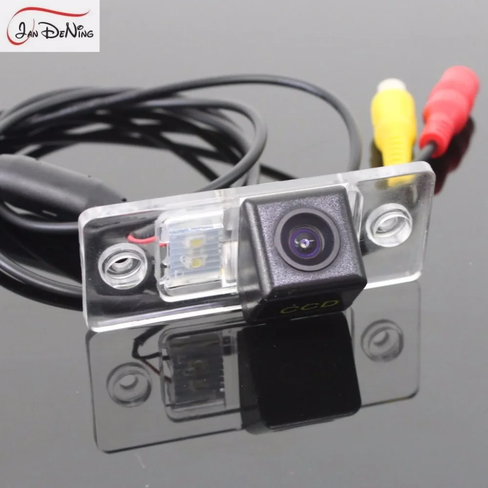 

JanDeNing CCD Car RearView Backup Reverse Camera/Waterproof License Plate Light OEM For Volkswagen Polo Sedan 9N Mk4 2003-2008