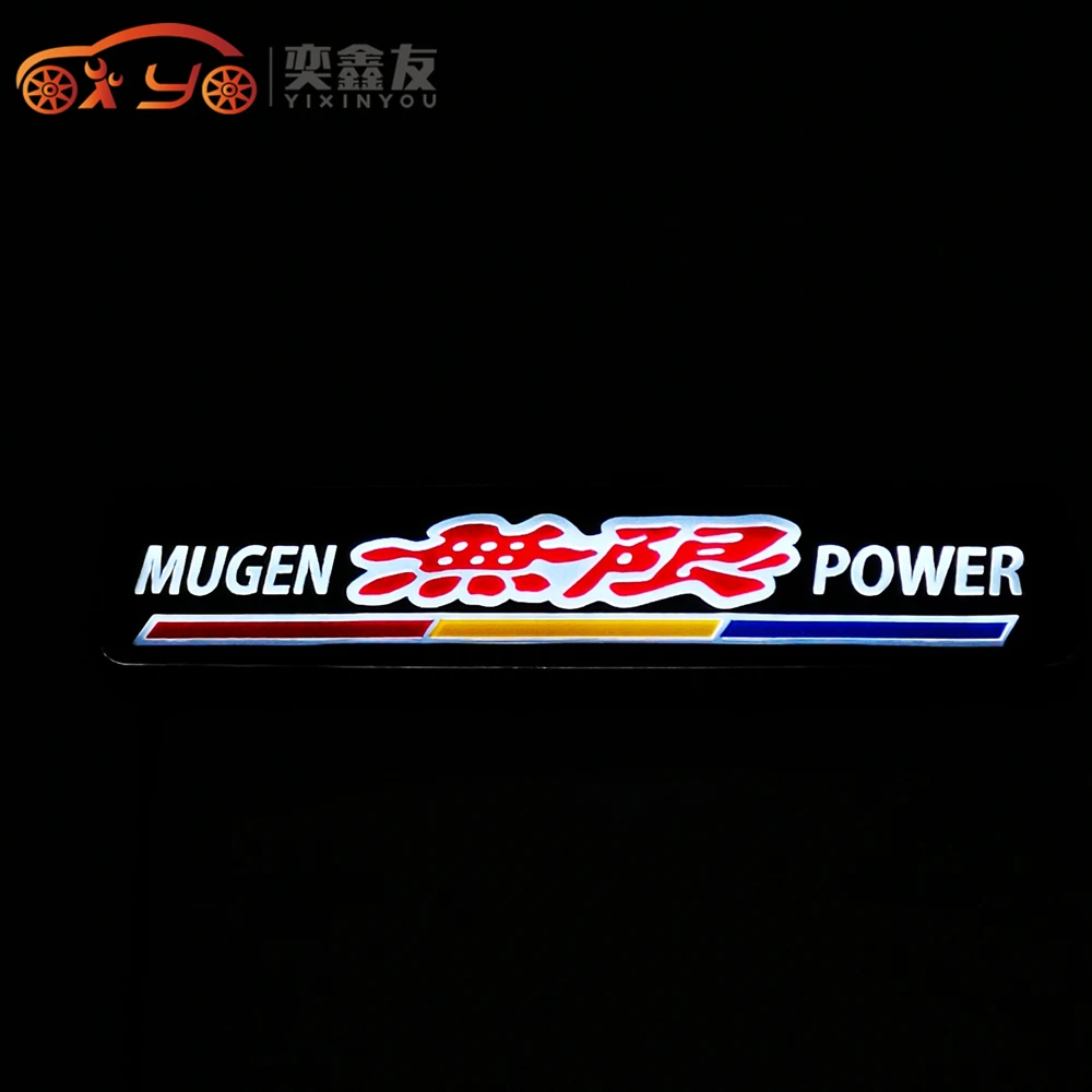 50 шт./лот PCSFront гриль LED Mugen Power Гонки логотип значок эмблема свет для Honda Accord Civic City Crv