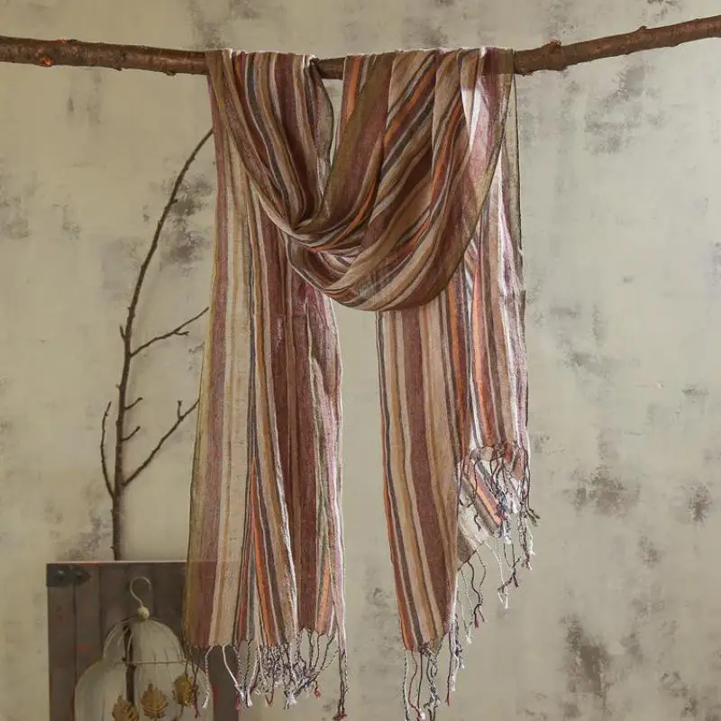

Unisex Style spring summer autumn winter Scarf Cotton And Linen Solid Color long women's scarves shawl fashion men scarf