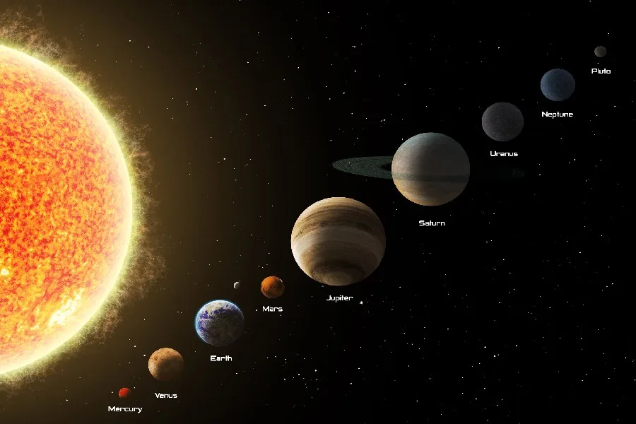 DIY рамка Sun-Mercury -- Earth-Mars-Neptune-Pluto космические солнечные плакаты с системой и принтом