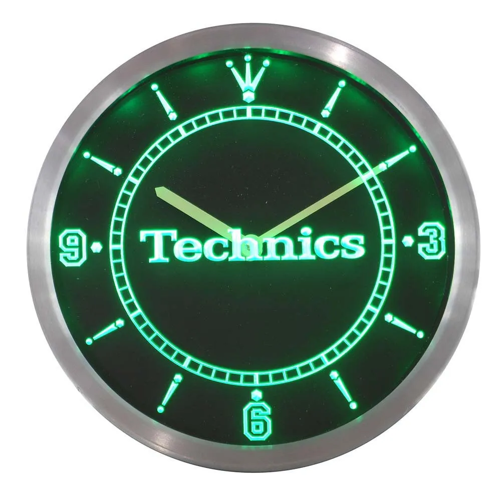 Nc0434 Technics поворотные столы DJ музыка неоновые световые вывески светодиодный ные