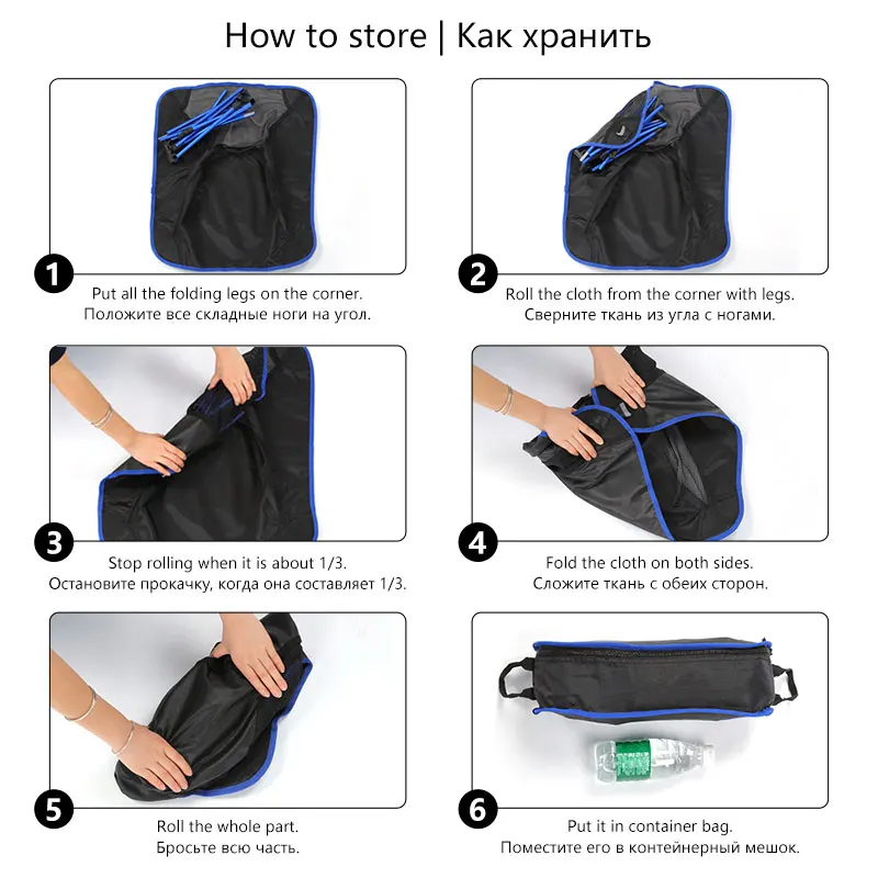 Портативный складной стул для кемпинга рыбалки 600D из ткани Оксфорд алюминиевый