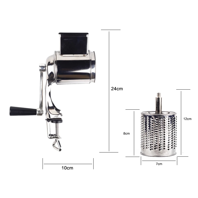 Многофункциональная кухонная вращающаяся гайка и терка для овощей измельчитель