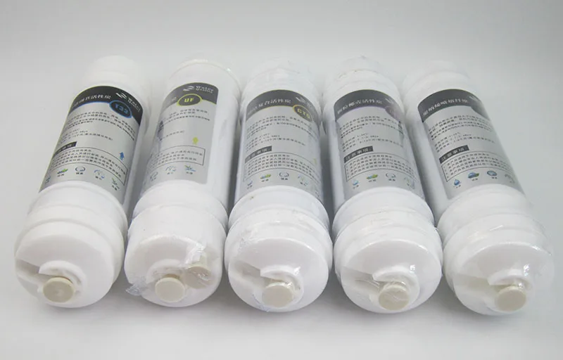 5 уровней водными Purifier1/" быстрое соединение полипропиленовый хлопковый фильтр+ фильтр UDF с гранулированным активированным углем+ CTO сжатого воздуха углеродное+ УФ+ T33
