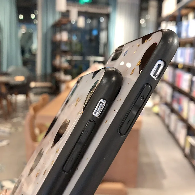 Чехол для samsung Galaxy Note 9, блестящая золотая фольга, чехол для телефона с сердцем, для samsung Galaxy S10 pro A50 A30 A70 S8 S9 Plus, чехол, fundas