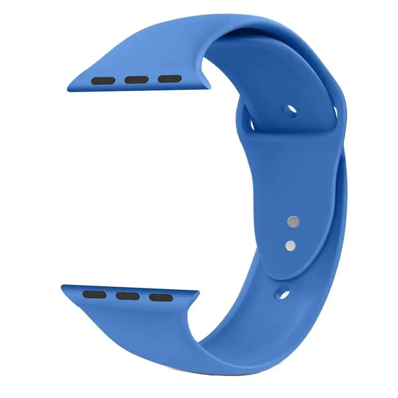 Joyozy Sports soft silicone interchangeable apple watch band 42mm 38mm 40mm 44mm for iWatch series 5/4/3/2/1 apple watch band