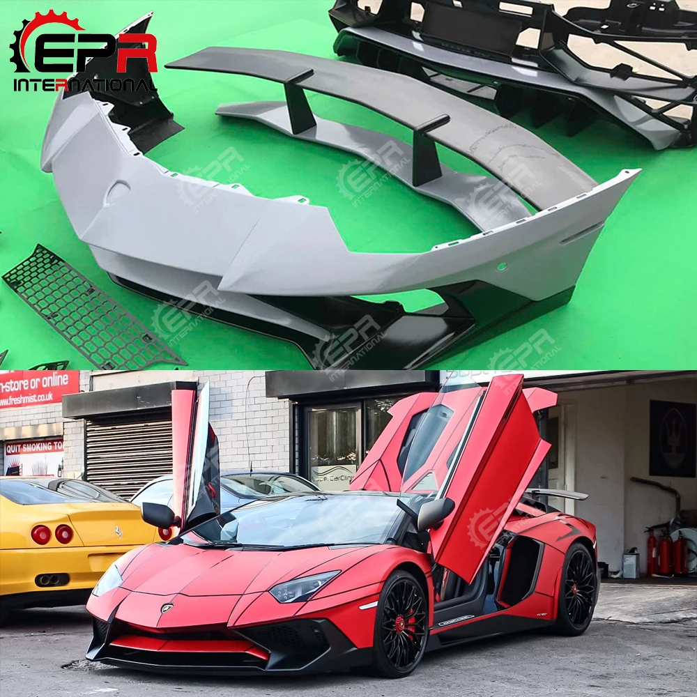 PCF для Lamborghini Aventador тюнинг LP700 LP 720 750SV передний бампер задний спойлер боковые