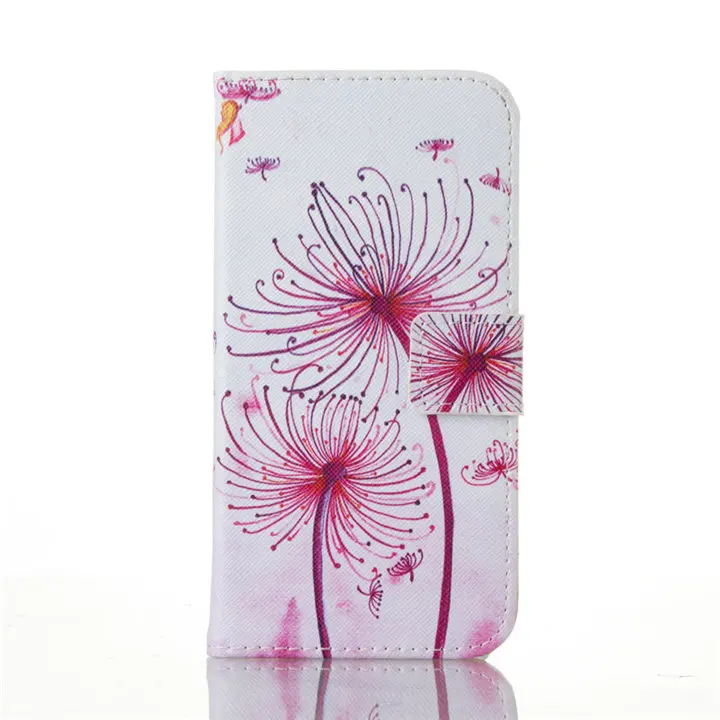 Ретро 3D розовый чехол с цветами для samsung Galaxy A10 A20 A30 A40 A50 A60 A70 S10 S9 S8 A6 A7 A8 плюс Чехол-книжка с бумажником в D17E - Цвет: Dandelion