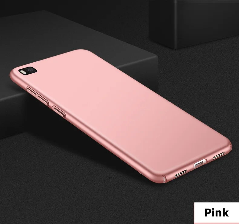 Чехол для Huawei P8 lite 2015 Ультратонкий ТПУ Жесткий стильный чехол-накладка гладкий