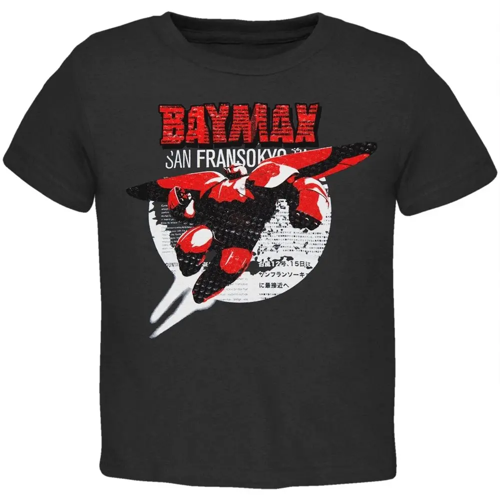 Big Hero 6-Bat Side Youth футболка с героями мультфильмов Мужская Новая модная унисекс