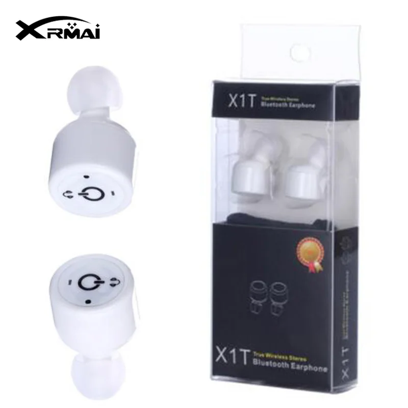 Xrmai мини Близнецы x1t Беспроводной гарнитура Bluetooth наушники С микрофоном Спорт