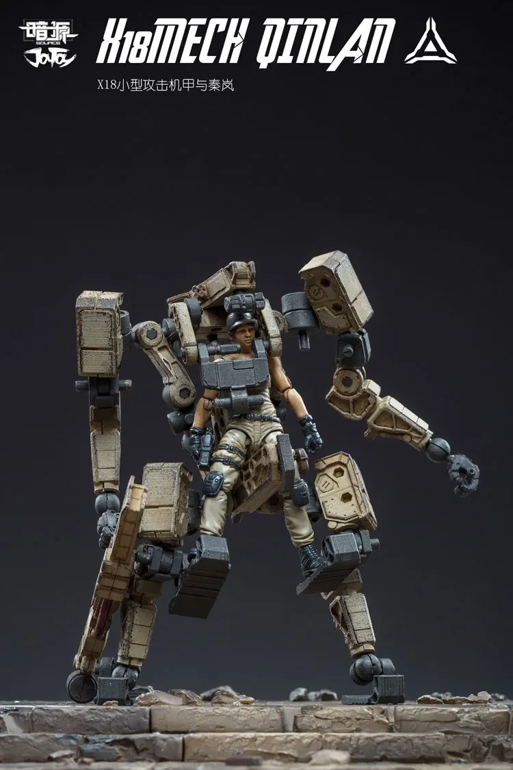 

1/25 JOYTOY Action Figure Soldier Mecha Figure X18 Mech QINLAN Collection Model Free Shipping