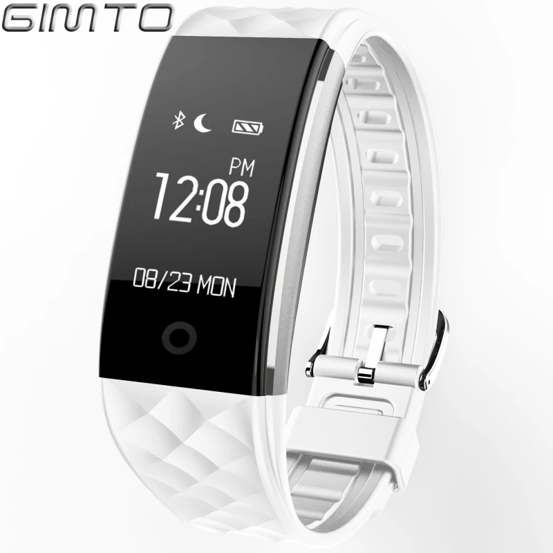 Gimto брендовая модная простота Часы Bluetooth SmartWatch Спорт Смарт сердечного ритма