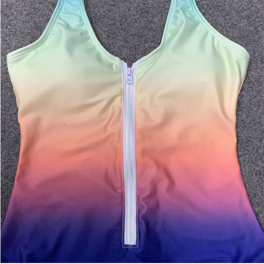 SAGACE сексуальный цельный купальник женский на молнии цвет боди бразильский новый