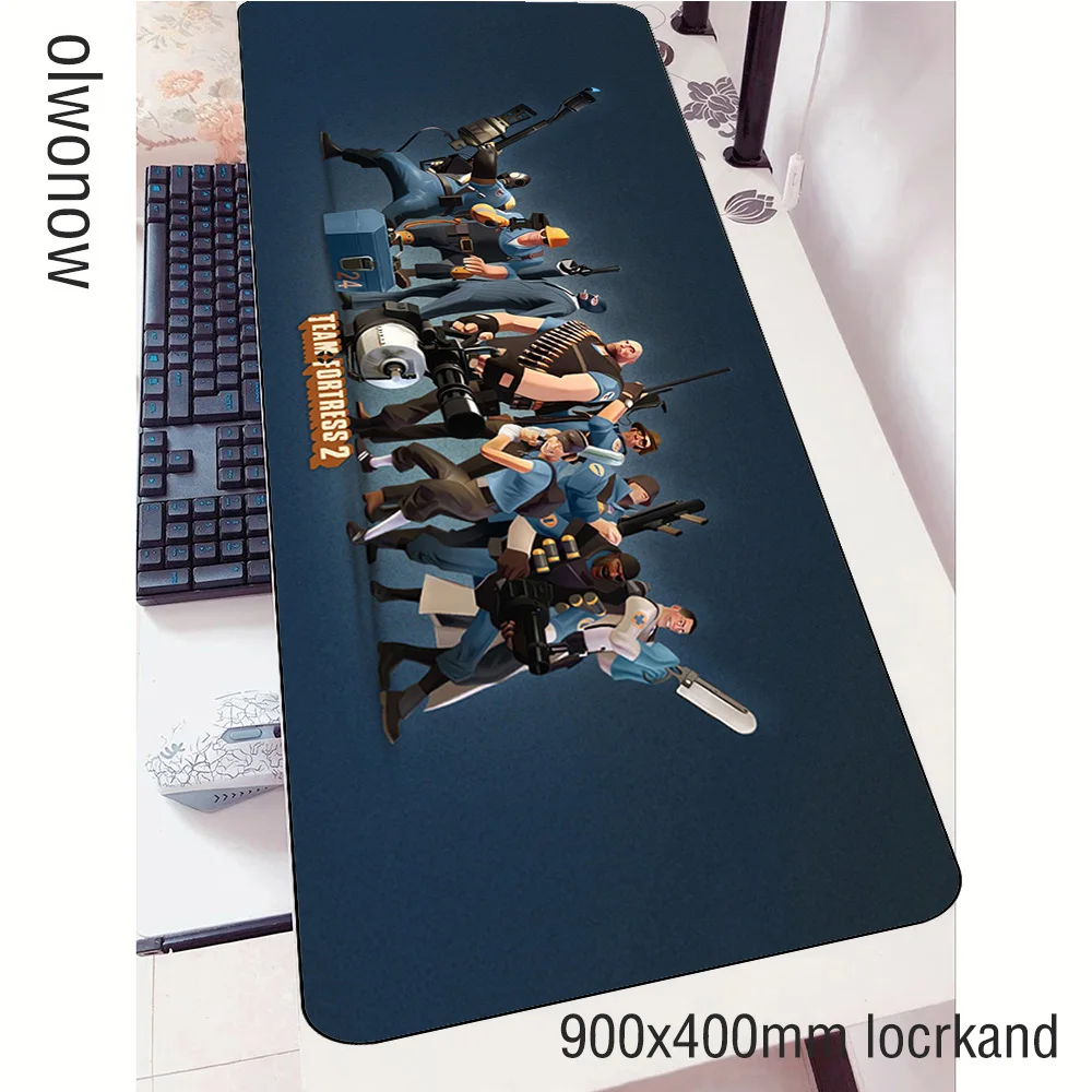 Игровой коврик для мыши team fortress 2 900x400x3 мм эстетический игровой компьютерный стол