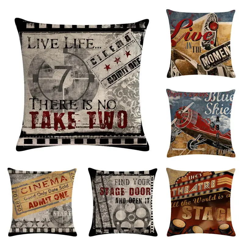

Pillow Case Classic movie clips Throw Pillows cover Sofa Car Cushion Cover for Home Decorative Pillowcase