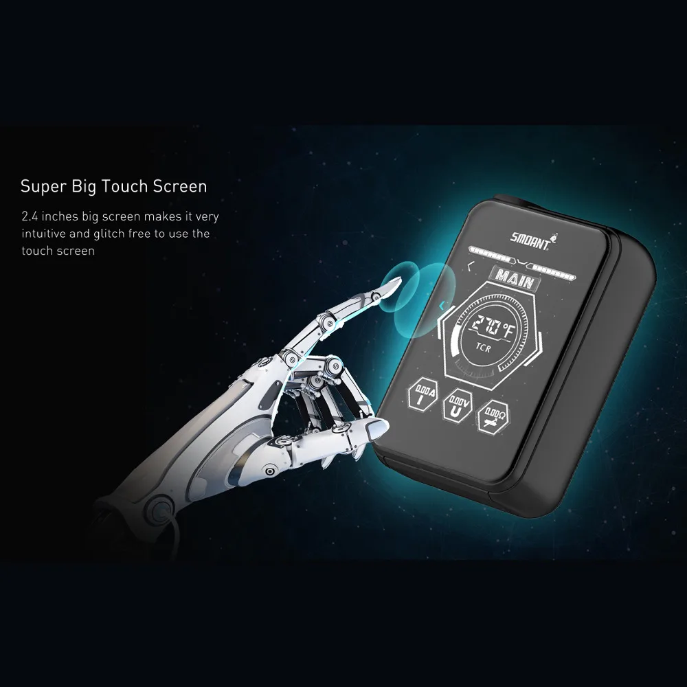 Smoant чарон TS 218 поле Mod TC/VW режим высокое мощность с сенсорным экран принять двойной