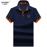 plus size s 10xl polos mens embroidery polo shirts cotton short sleeve camisas polo casual lapel collar male polo shirt 5xl