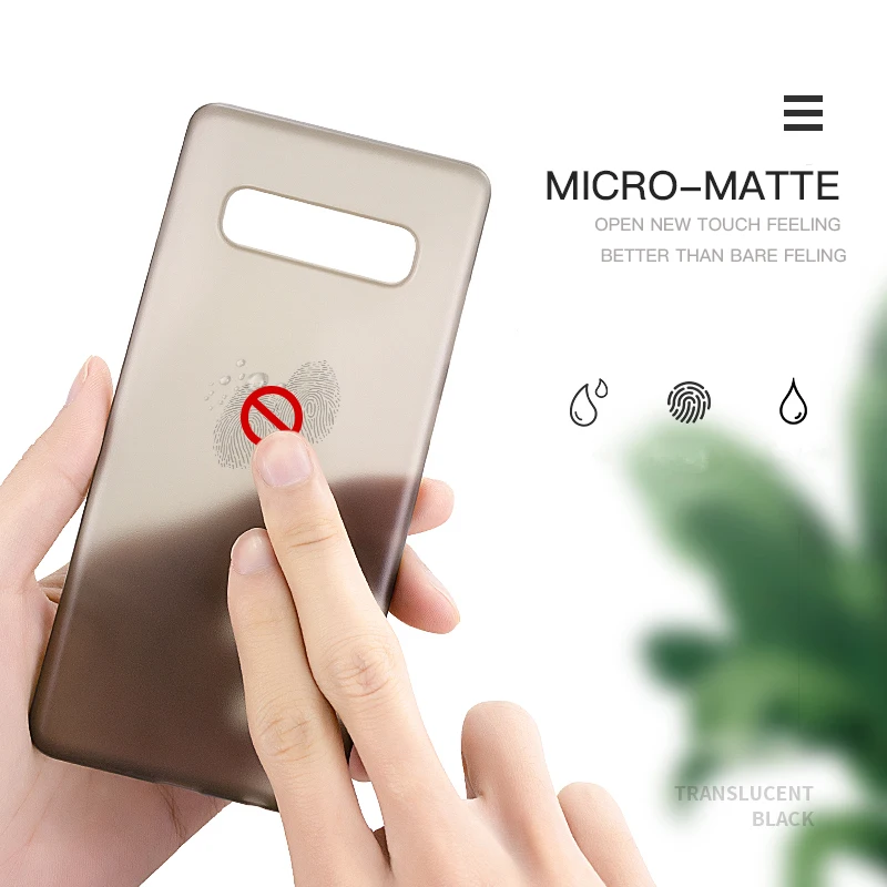 Gurioo роскошный Ультратонкий матовый прозрачный мягкий чехол для samsung S10 S10E S9 S8 Plus