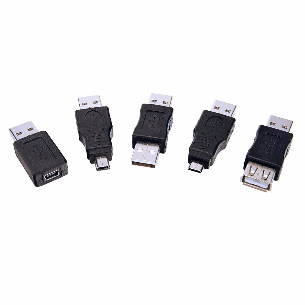 OTG USB Mini Micro папа мама адаптер конвертер Поддержка синхронизации данных и зарядки