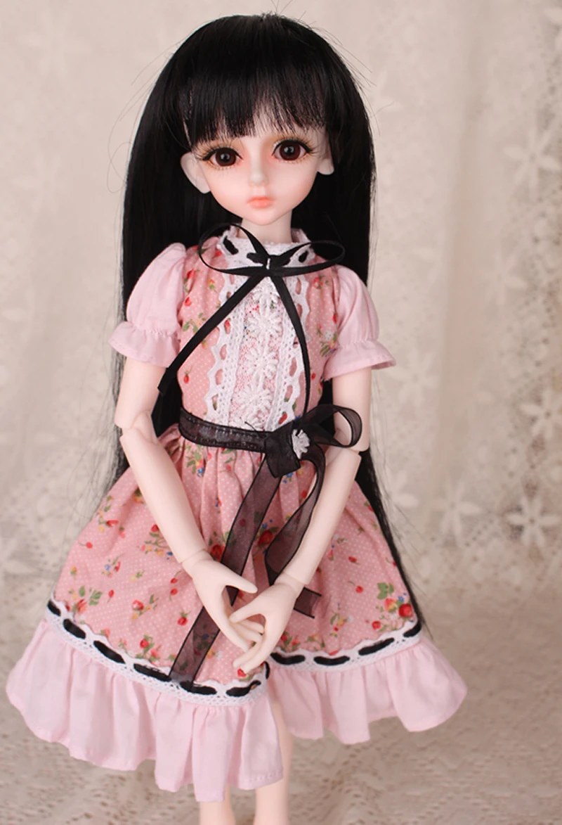 1/3 1/4 1/6 BJD кукла BJD/SD модная одежда цветок бабочка милое платье кукла для девочки платье