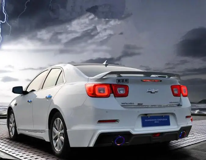 ABS Краски заднего крыла багажник выступ Спойлеры подходит для Chevrolet Malibu 2012 2013 2014