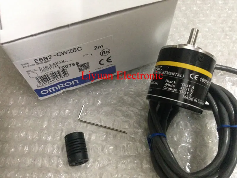 Free shipping E6B2-CWZ6C 360P/R rotary encoder for OMRON / DC5V-24V 2M incremental | Электронные компоненты и