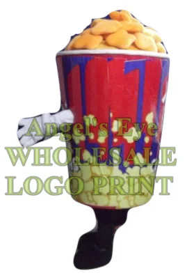 Костюм талисмана в виде попкорна персонажа из мультфильма для косплея