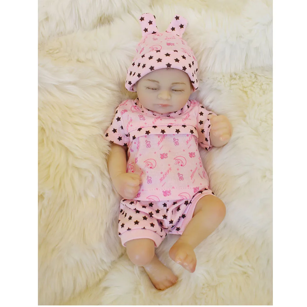 OtardDolls кукла новорожденного ребенка 25 см Полный винил slicone reborn реалистичные детские куклы картина ручной работы волосы подарок для подарок на день рождения