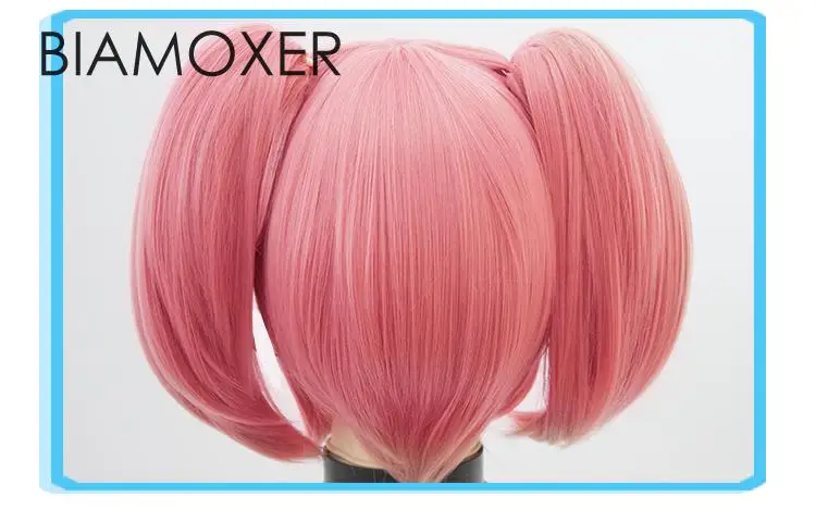 Biamoxer Madoka Kaname Cosplay Wigs Puella Magi Magica Costume Play Wig Halloween Costumes Hair |