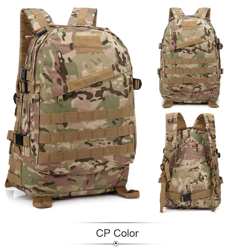 CP Color 40л военный тактический рюкзак водонепроницаемый износостойкий открытый охотничий рюкзак походные рюкзаки камуфляжный рюкзак походные сумки - Цвет: CP Color