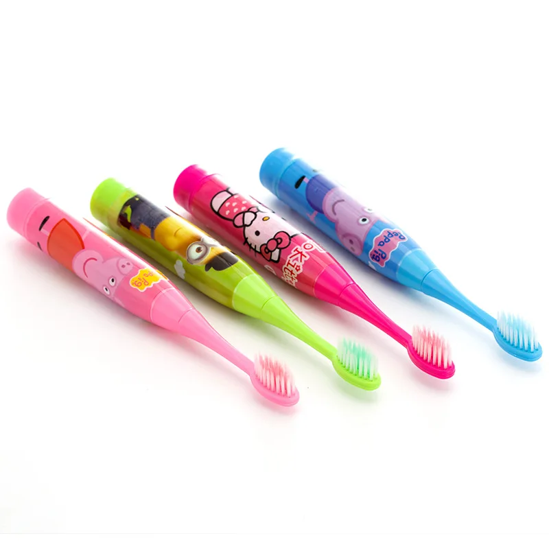 Children Electric Toothbrushes Cartoon Pattern baby toothbrush Tooth Brush Head 2 pcs Heads sonic | Бытовая техника