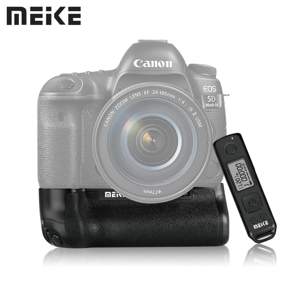 

MEKE MK-5D4 PRO Battery Grip With wireless remote for Canon 5D Mark IV Camera as BG-E20 Compatible for LP-E6 LP-E6N Battery