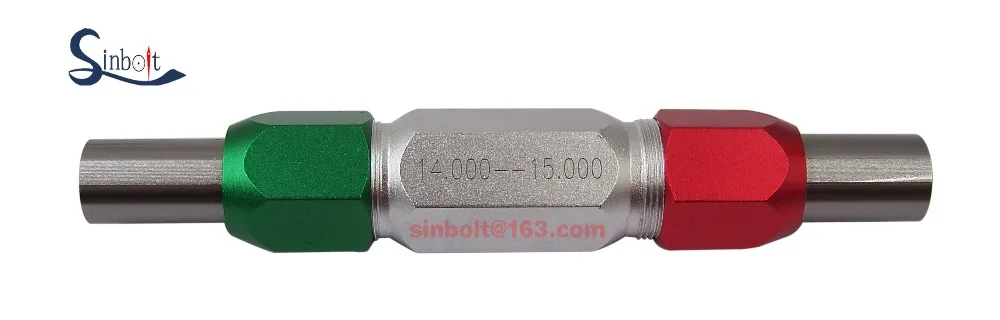 Набор штифтов Sinbolt, 14,010 мм-15,000 мм(интервал: 0,01, 100 шт)+ Ручка датчика штифта, быстрая