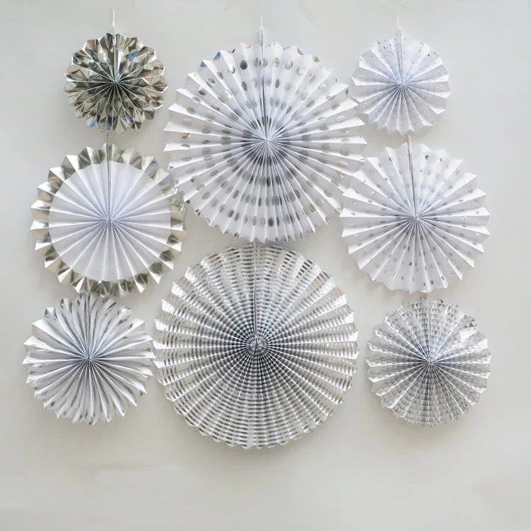 6pcs/lot Home Party DIY Decoration Tissue Paper Fan Flowers For Birthday Wedding Supplies | Дом и сад